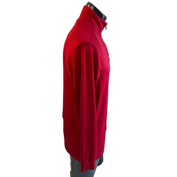 Greg Norman for Tasso Elba 1/4 Zip Red Dry-Fit Golf Pullover - Men’s Small # - Picture 4 of 7
